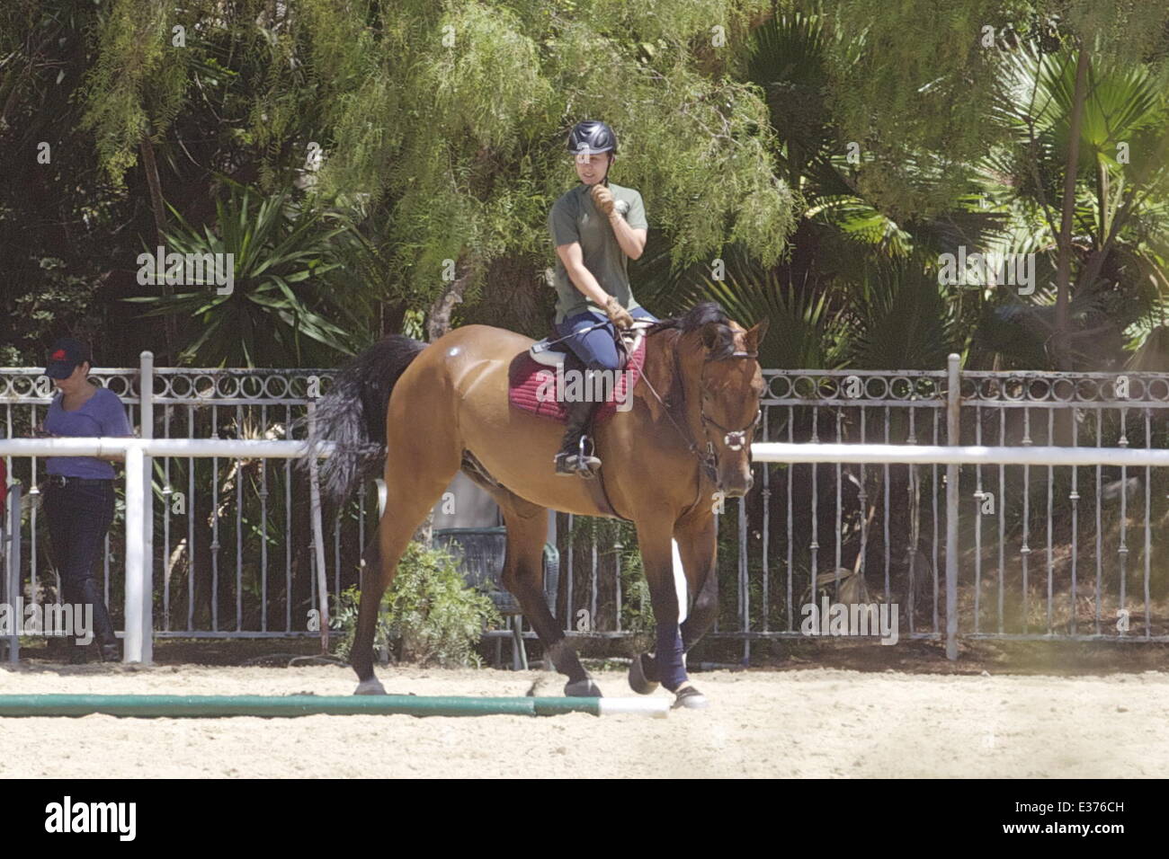 Kaley Cuoco spends the day in northern California horse riding