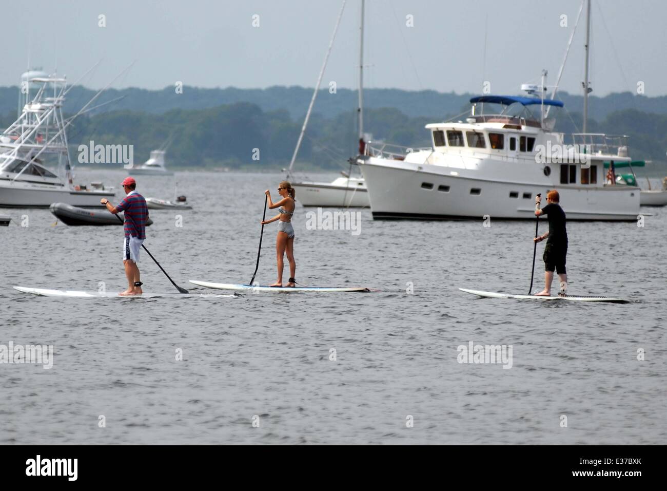 Taylor Swift and her musician pal Ed Sheeran go paddleboarding with