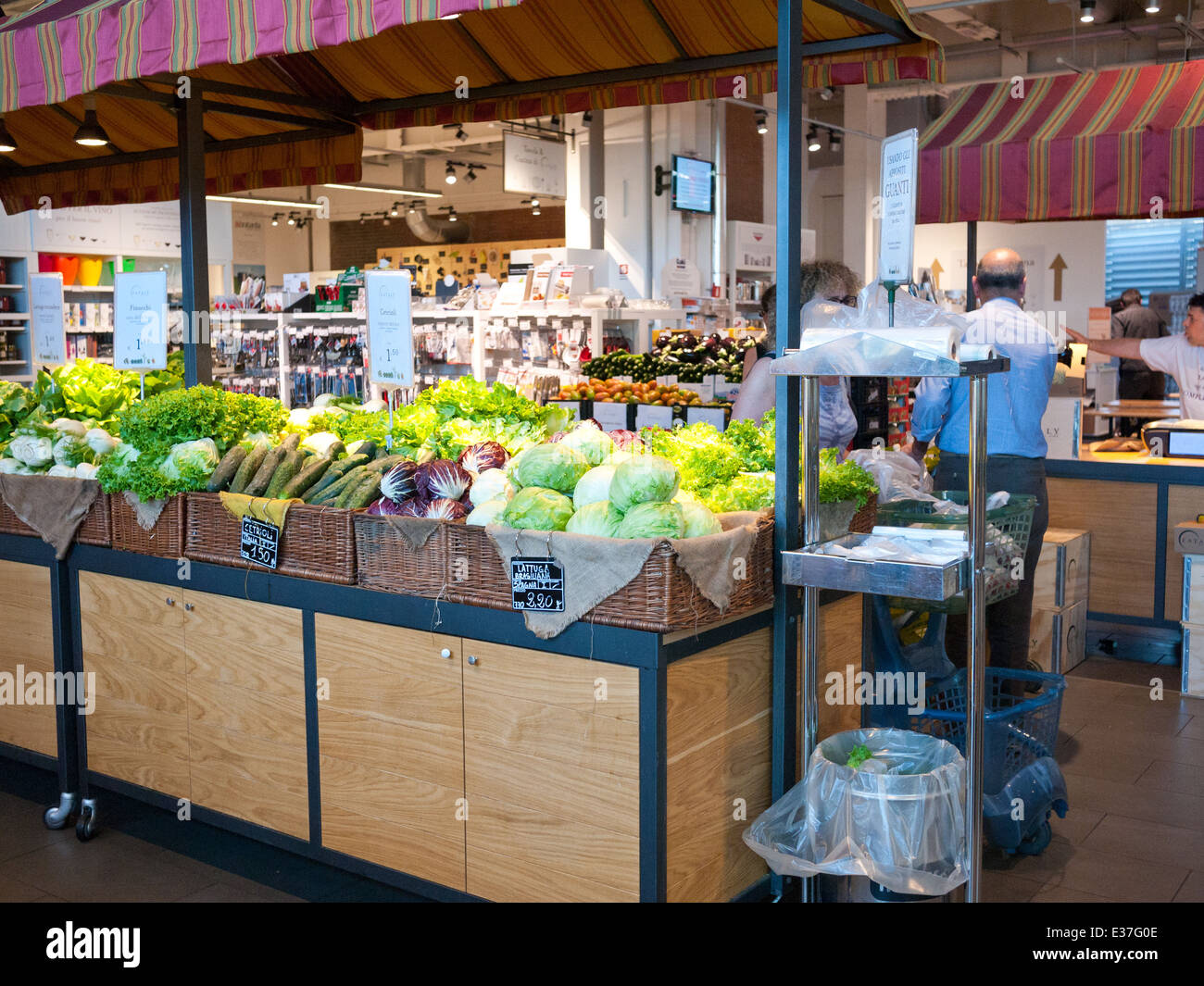 Rome Italy 2014 Eataly shopping mall Stock Photo Alamy