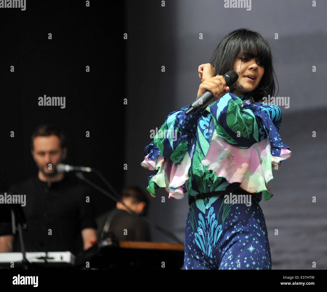 Lead singer Natasha Khan of 'Bat for Lashes' performing at the Royal Hospital Kilmainham
