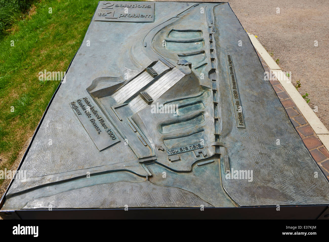 Foxham Locks Map Grand union canal map hi-res stock photography and images - Alamy