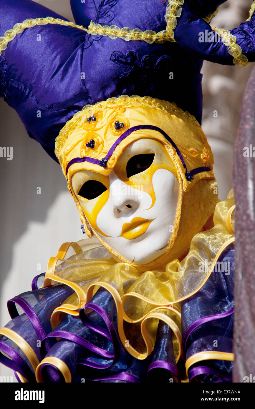 Clown venice carnival italy hi-res stock photography and images - Alamy