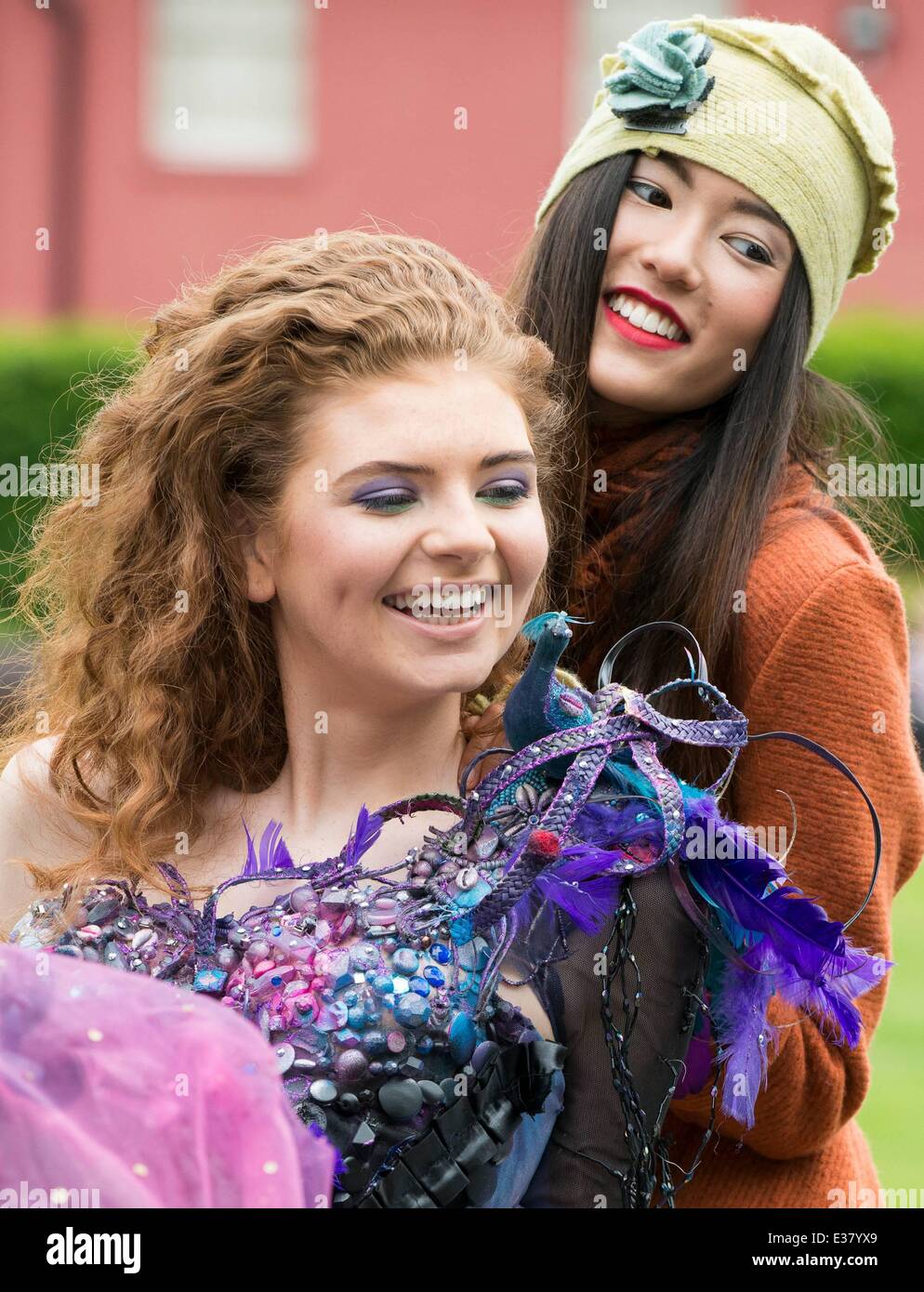 LiAnn Small & Hannah Carey of Distinct Model Management agency wear