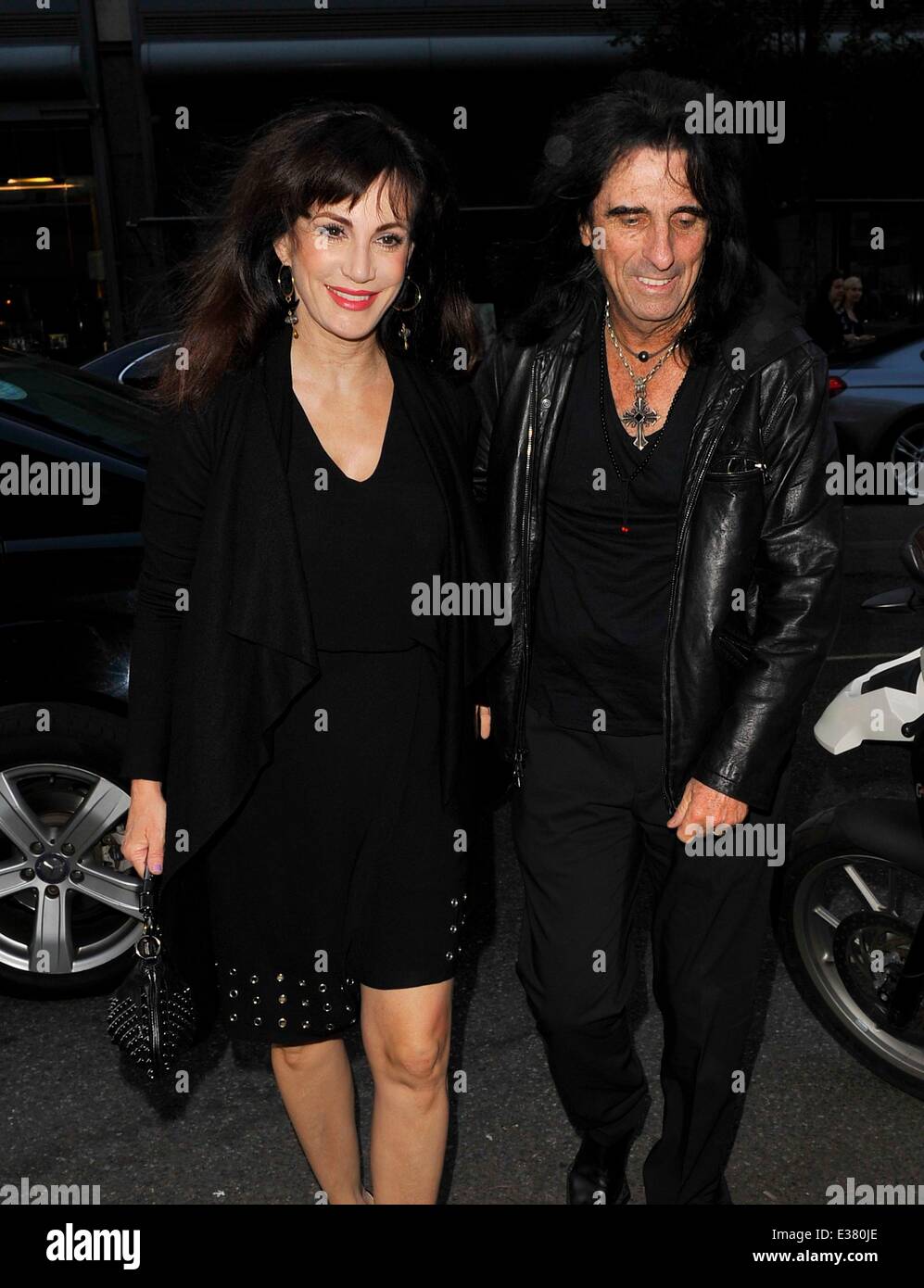 Alice cooper and his wife sheryl hi-res stock photography and images
