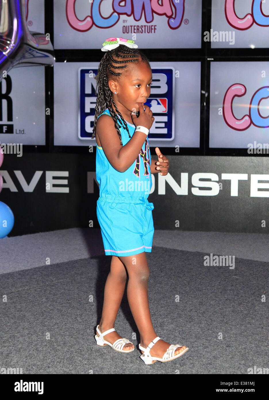 CCandy children's clothing launch at the MLB Fan Cave Featuring Child