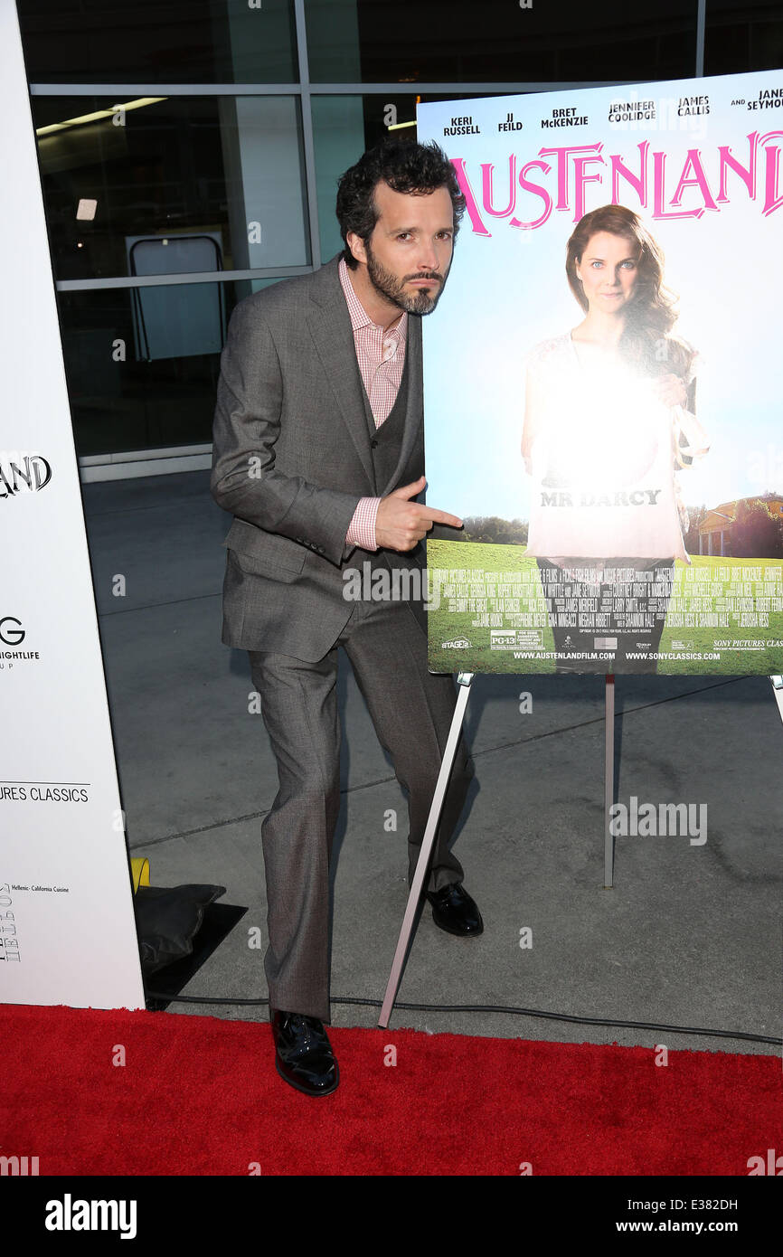 Celebrities attend "Austenland" Los Angeles Premiere at ArcLight Hollywood. Featuring: Bret McKenzie Where: Los Angeles, CA, United States When: 09 Aug 2013 Stock Photo