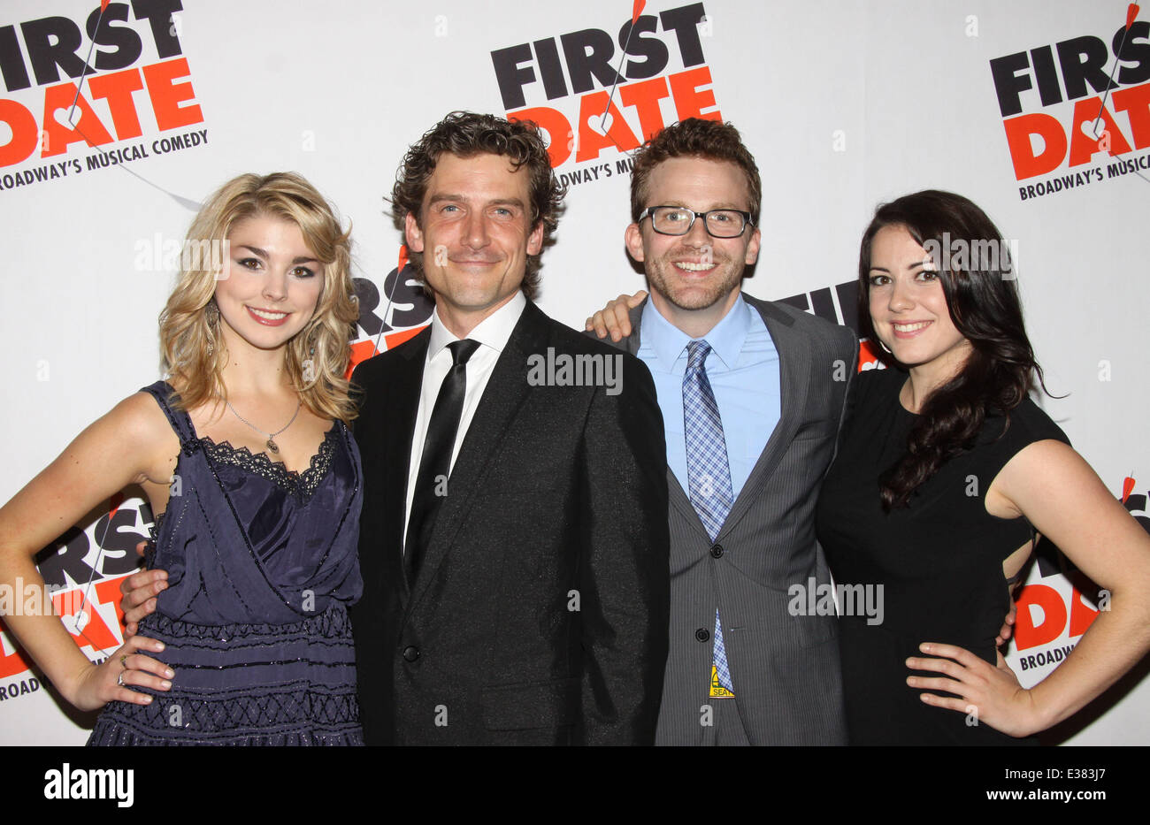Broadway opening night after party for First Date held at Gotham Hall.  Featuring: Sydney Sheperd,Kevin Kern,Eric Ankrim,Vicki Noon Where: New York, NY, United States When: 08 Aug 2013 Stock Photo