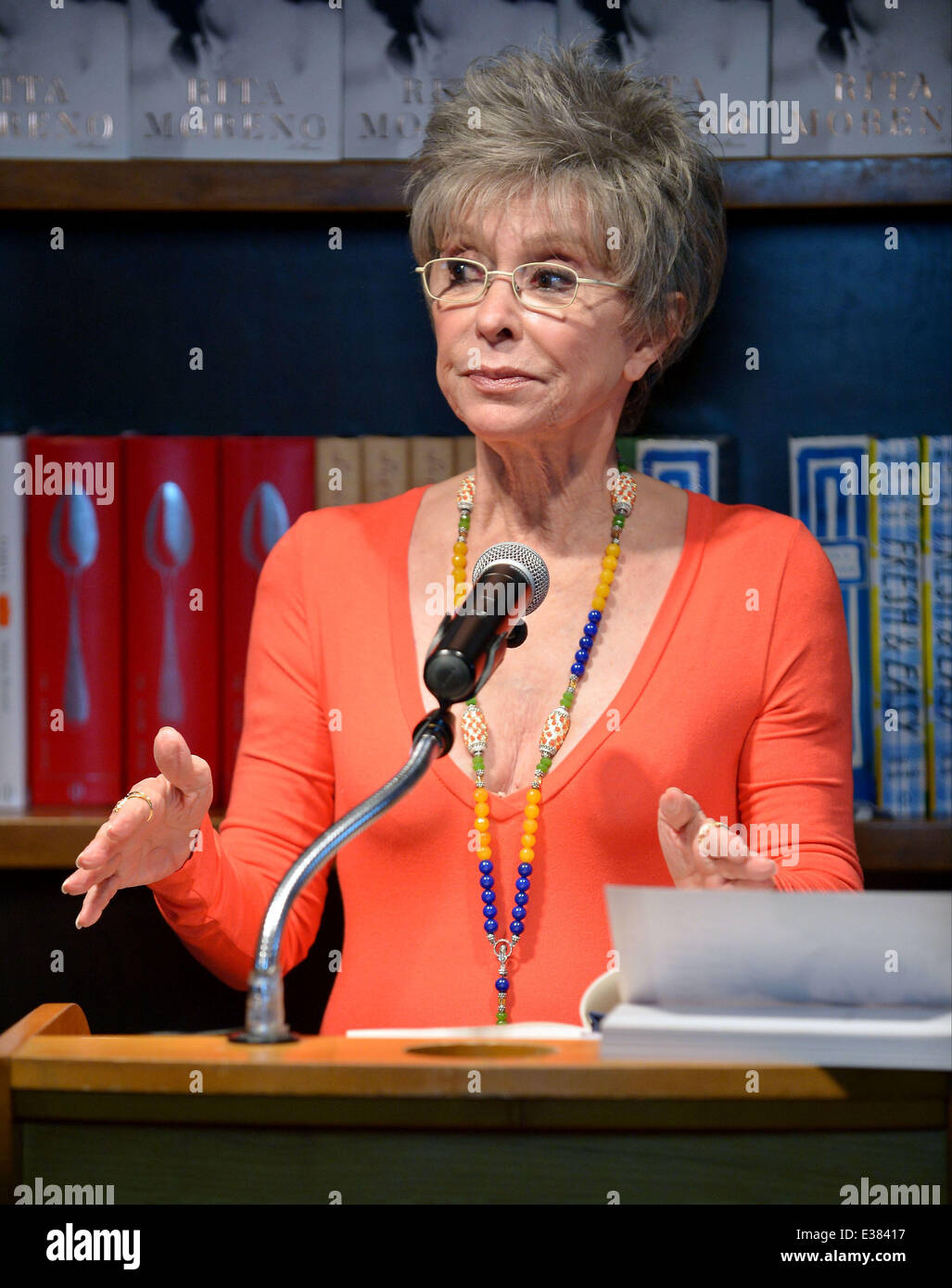 Rita Moreno greets fans and signs copies of her book 'Rita Morenao A
