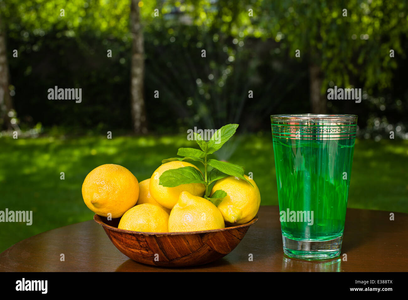 Mint Lemonade is a traditional Arabic refreshing drink Stock Photo Alamy