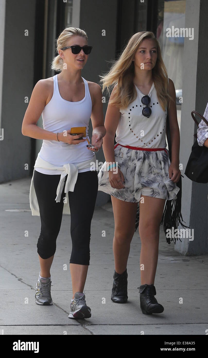 Julianne Hough out jogging in West Hollywood Featuring: Julianne Hough