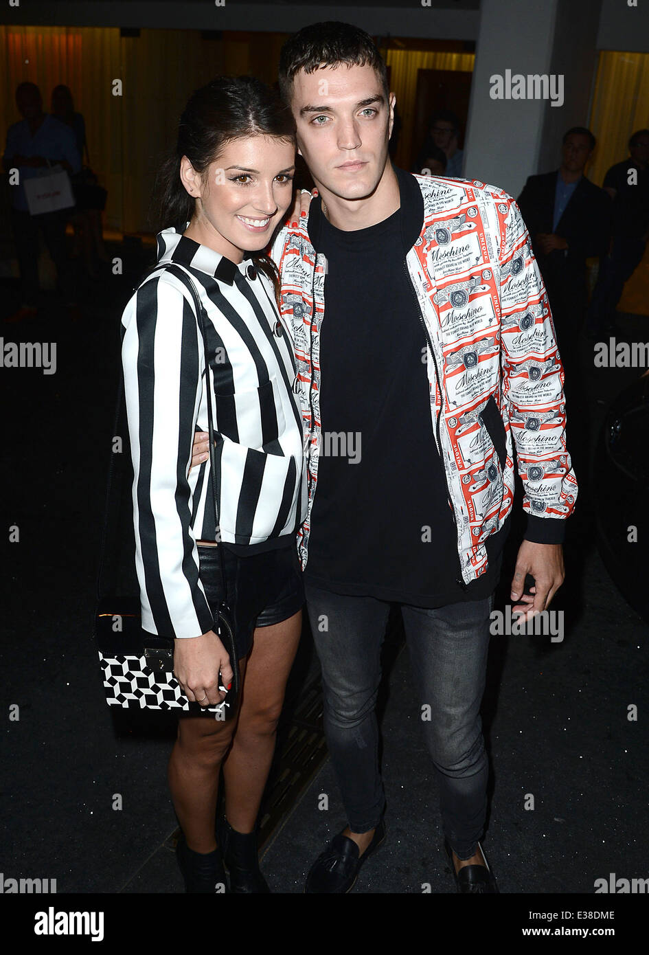 Shenae Grimes and husband Josh Beech Leave a Party at The Mondrian