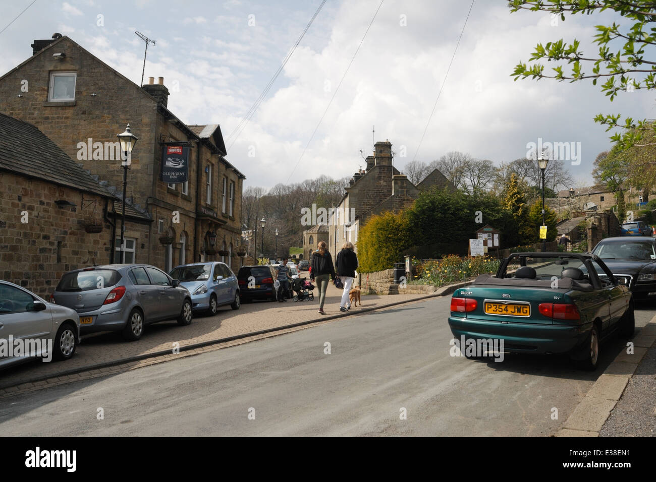 The village of High Bradfield in Sheffield England, Peak District