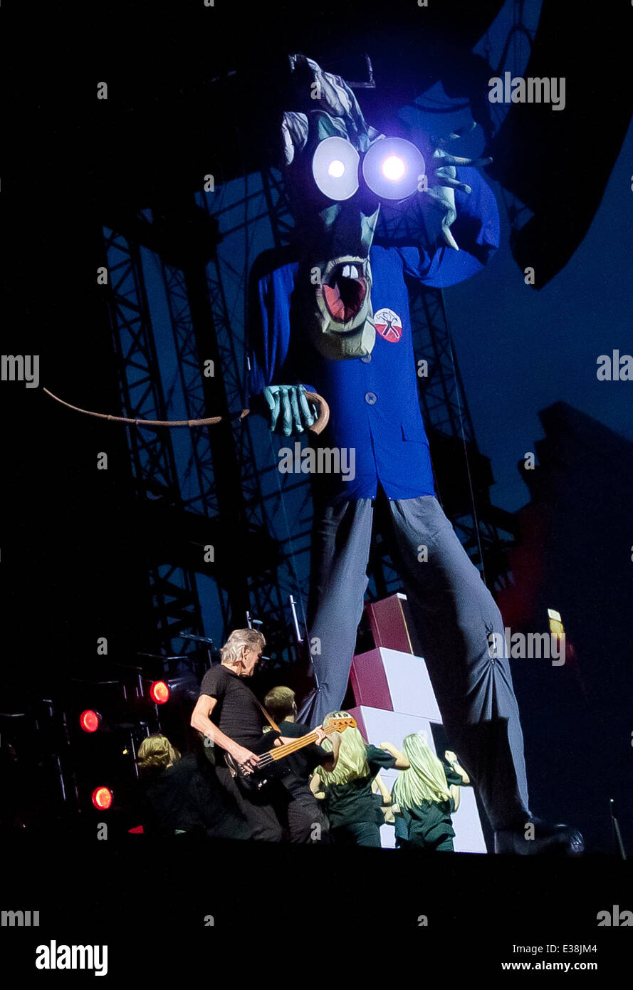 Roger Waters: The Wall Live at Ullevi  Where: Gothenburg, Sweden When: 17 Aug 2013 Stock Photo