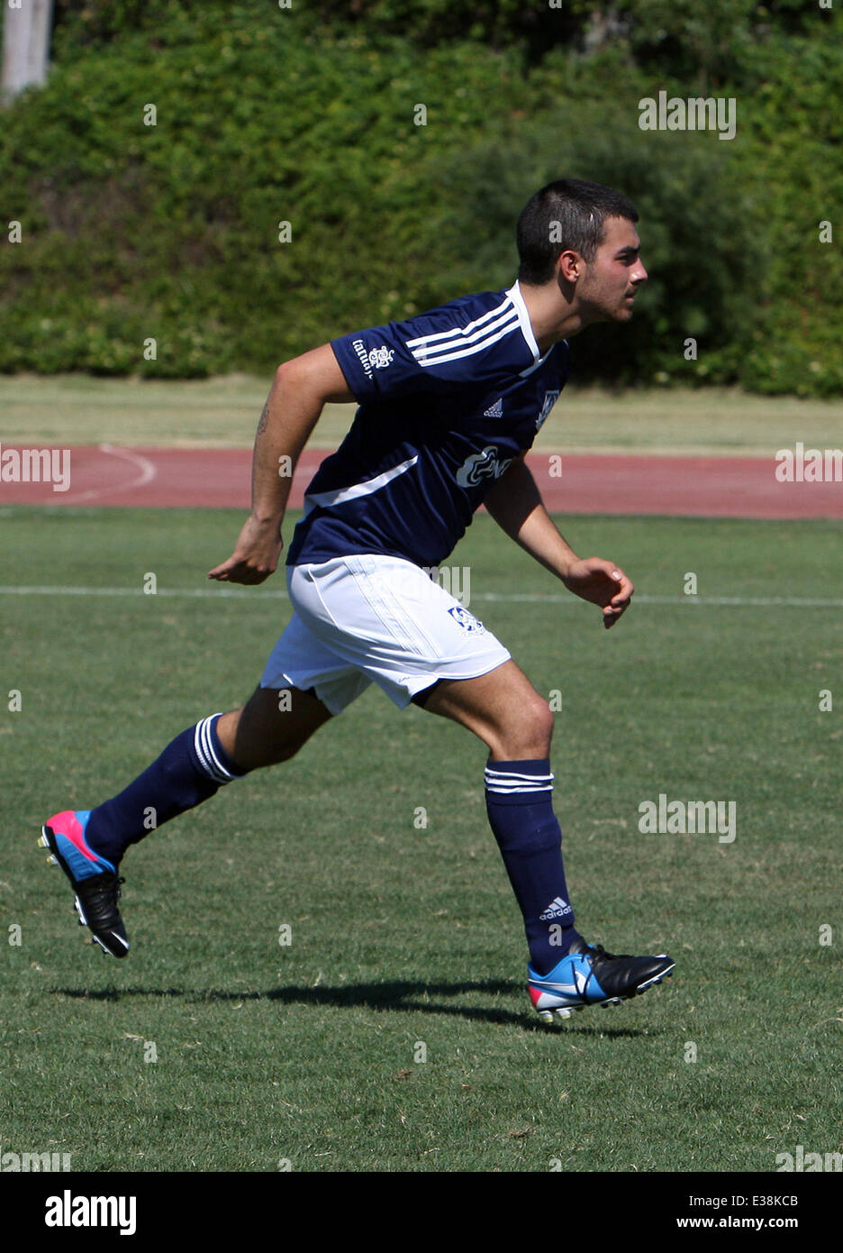 Jonas Brothers host charity soccer match before LA Galaxy Featuring ...