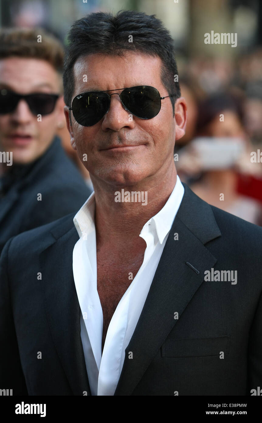 World premiere of 'One Direction: This Is Us' - Arrivals  Featuring: Simon Cowell Where: London, United Kingdom When: 20 Aug 2013 Stock Photo