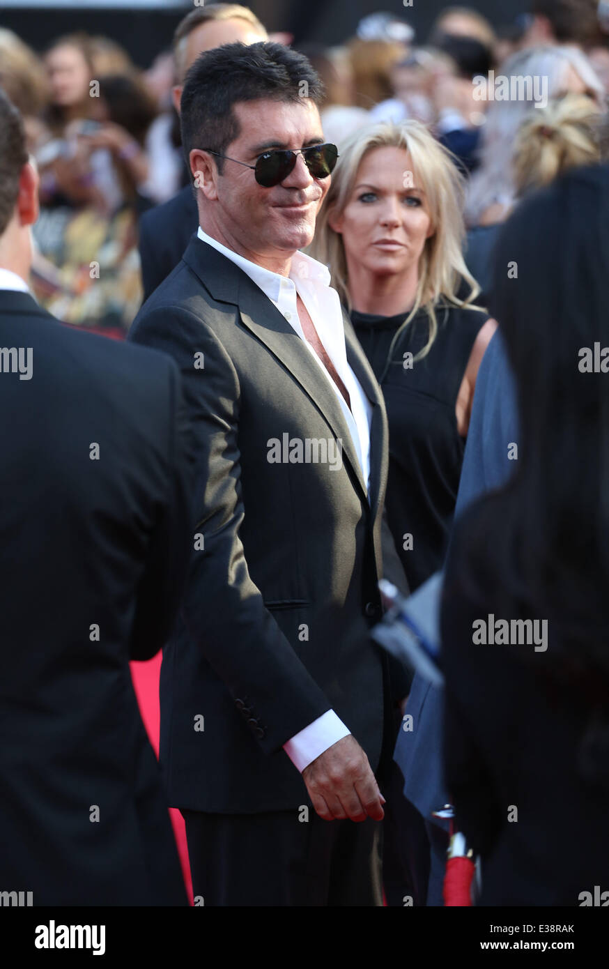 World premiere of 'One Direction: This Is Us' - Arrivals  Featuring: Simon Cowell Where: London, United Kingdom When: 20 Aug 201 Stock Photo