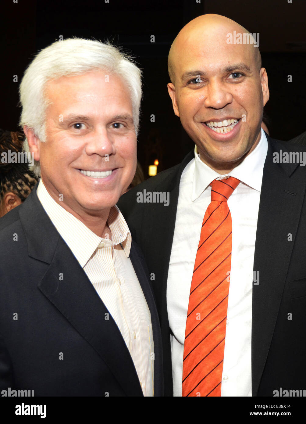 23rd Annual Stu Bykofsky Candidates' Comedy Night to benefit the Variety Club at Finnegan's Wake  Featuring: George Norcross,Cory Booker Where: Philadelphia, United States When: 21 Aug 2013 Stock Photo