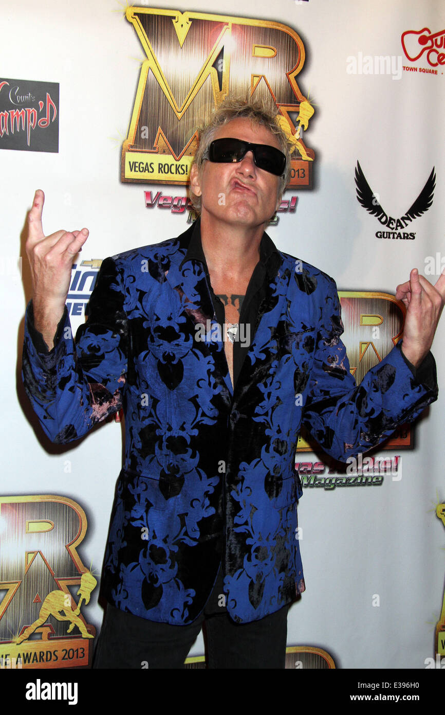 4th Annual Vegas Rocks! Magazine Awards held at The Joint Inside Hard Rock Hotel and Casino in Las Vegas, NV on 8/25/13  Featuring: James Kottak Where: Las Vegas, NV, United States When: 26 Aug 2013 Stock Photo