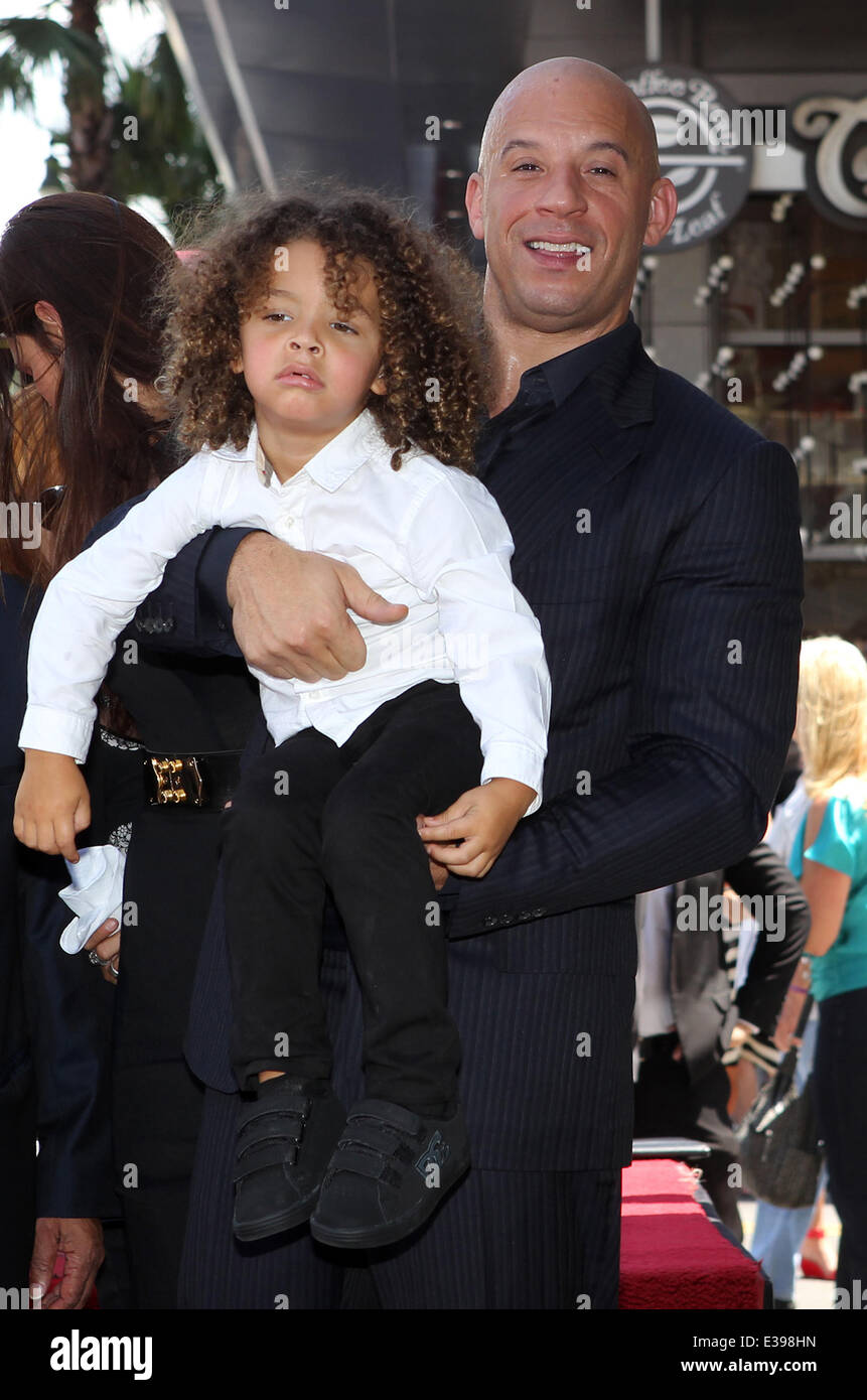 Vin diesel and his son hi-res stock photography and images - Alamy