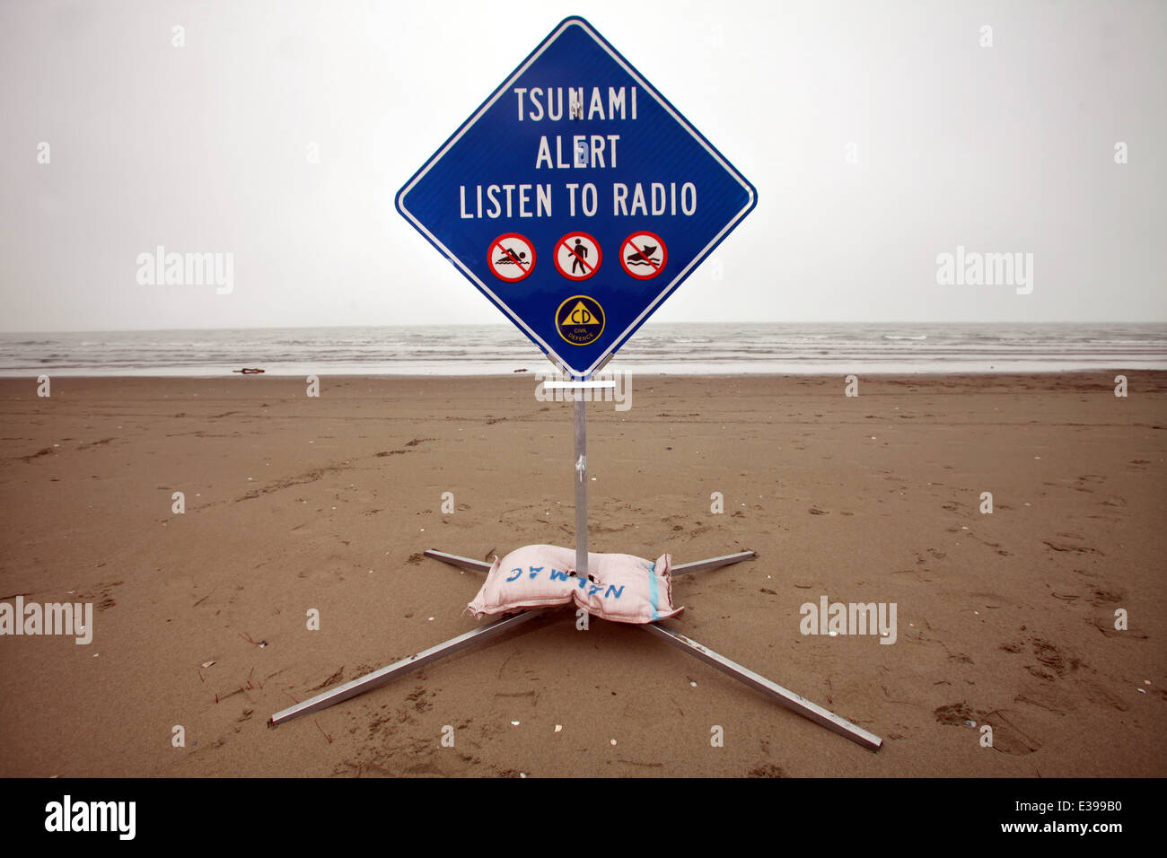 Tsunami warning in new zealand