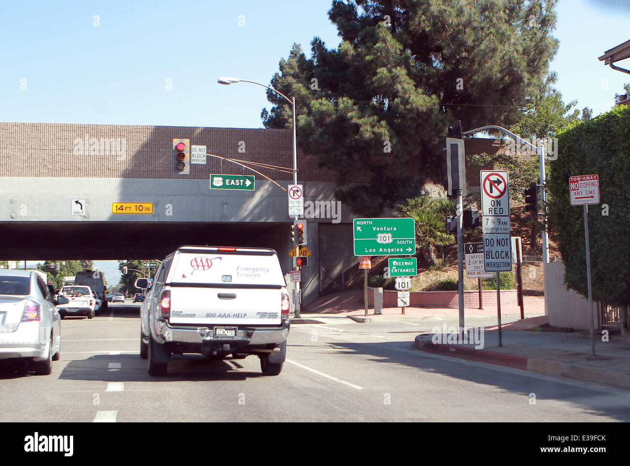Photos of the Coldwater ave exit and the Van Nuys Jail where Lamar Odom