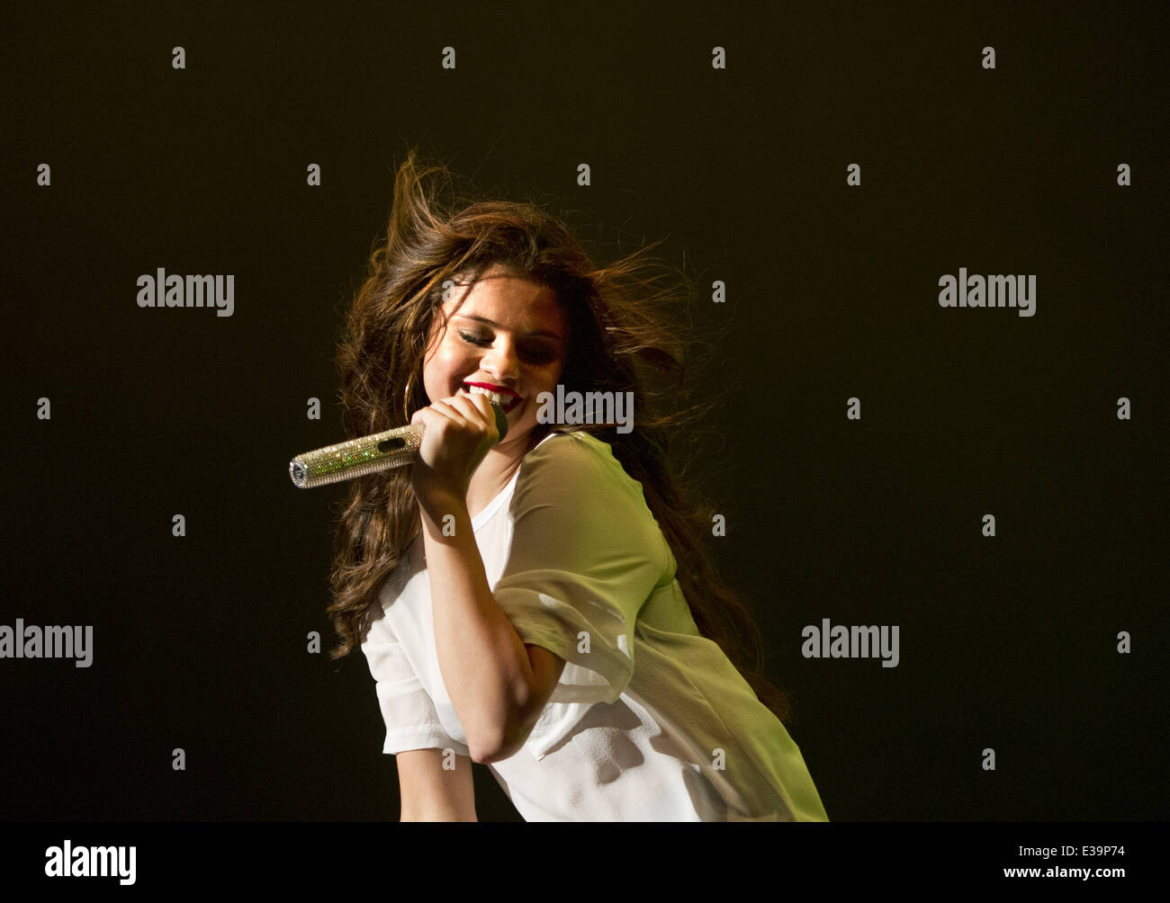 Sold out concert from Selena Gomez (Stars Dance Tour 2013) held at the