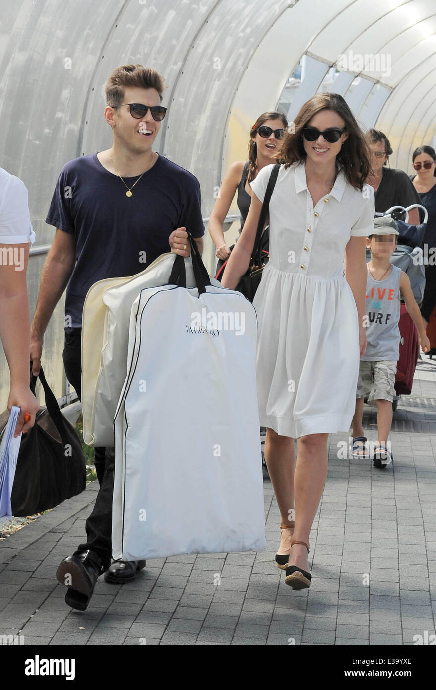 Keira Knightley and husband James Righton seen leaving ...