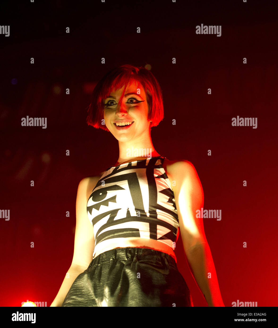 American rock band Paramore performing in concert at the Heineken Music ...