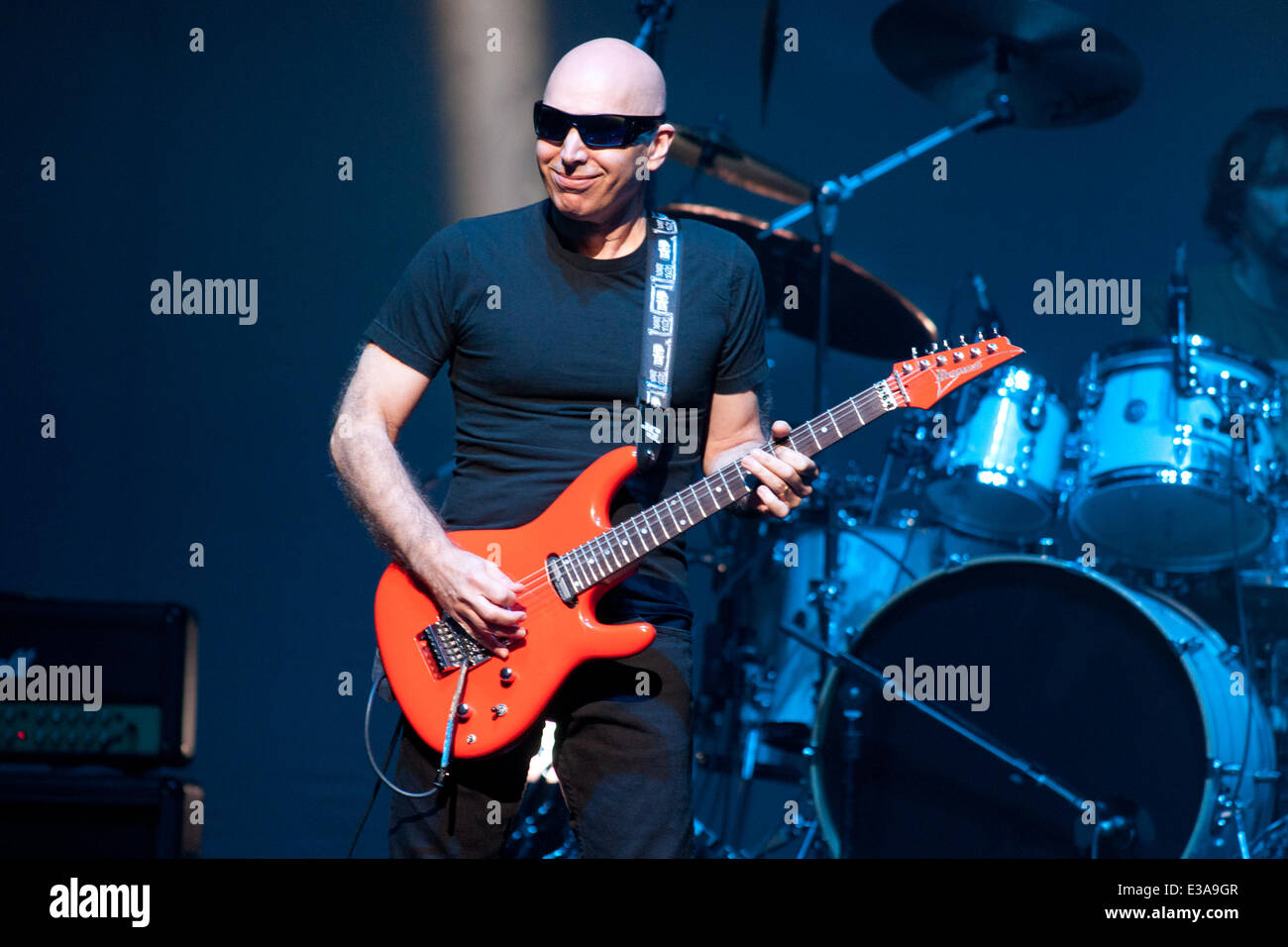 Joe Satriani performing at Austin City Limits Live at the Moody Theater  Featuring: Joe Satriani Where: Austin, TX, United States When: 08 Sep 2013 Stock Photo
