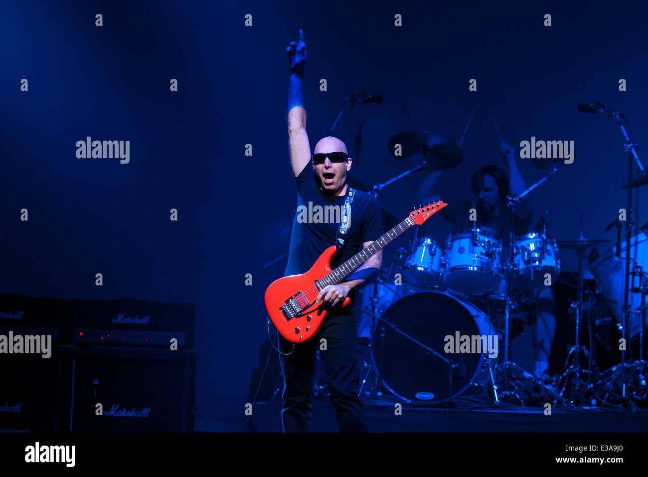 Joe Satriani performing at Austin City Limits Live at the Moody Theater  Featuring: Joe Satriani Where: Austin, TX, United States When: 08 Sep 2013 Stock Photo