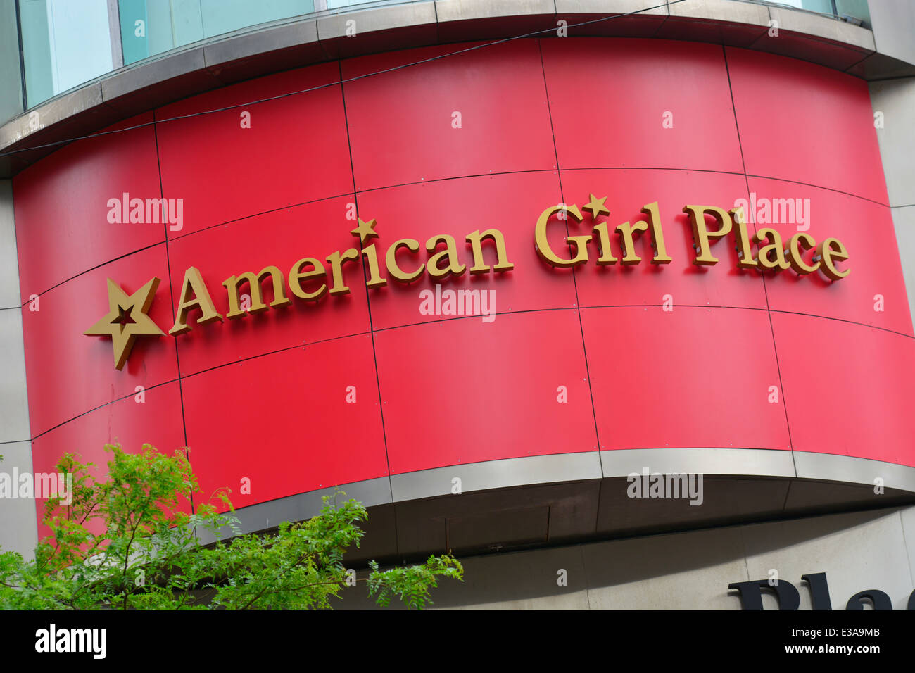 American Girl Place in Chicago, Water Tower Place, Illinois Stock Photo