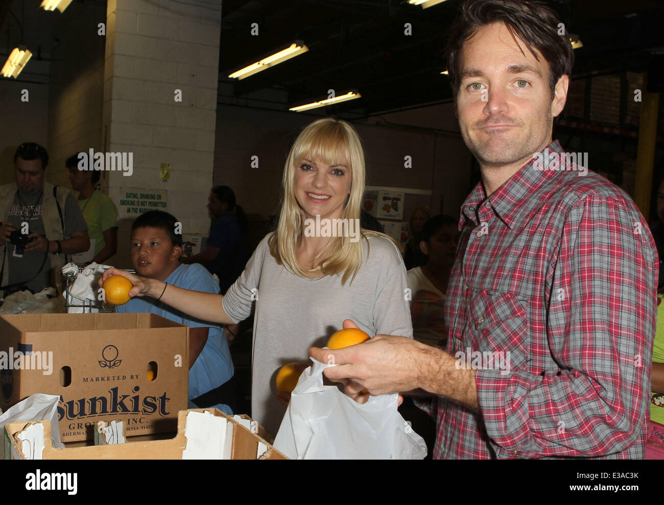 Cloudy with a Chance of Meatballs 2 Actors Anna Faris & Will Forte  Volunteer at L.A. Regional Food Bank Featuring: Anna Faris,Will Forte  Where: Los Angeles, California, United States When: 09 Sep