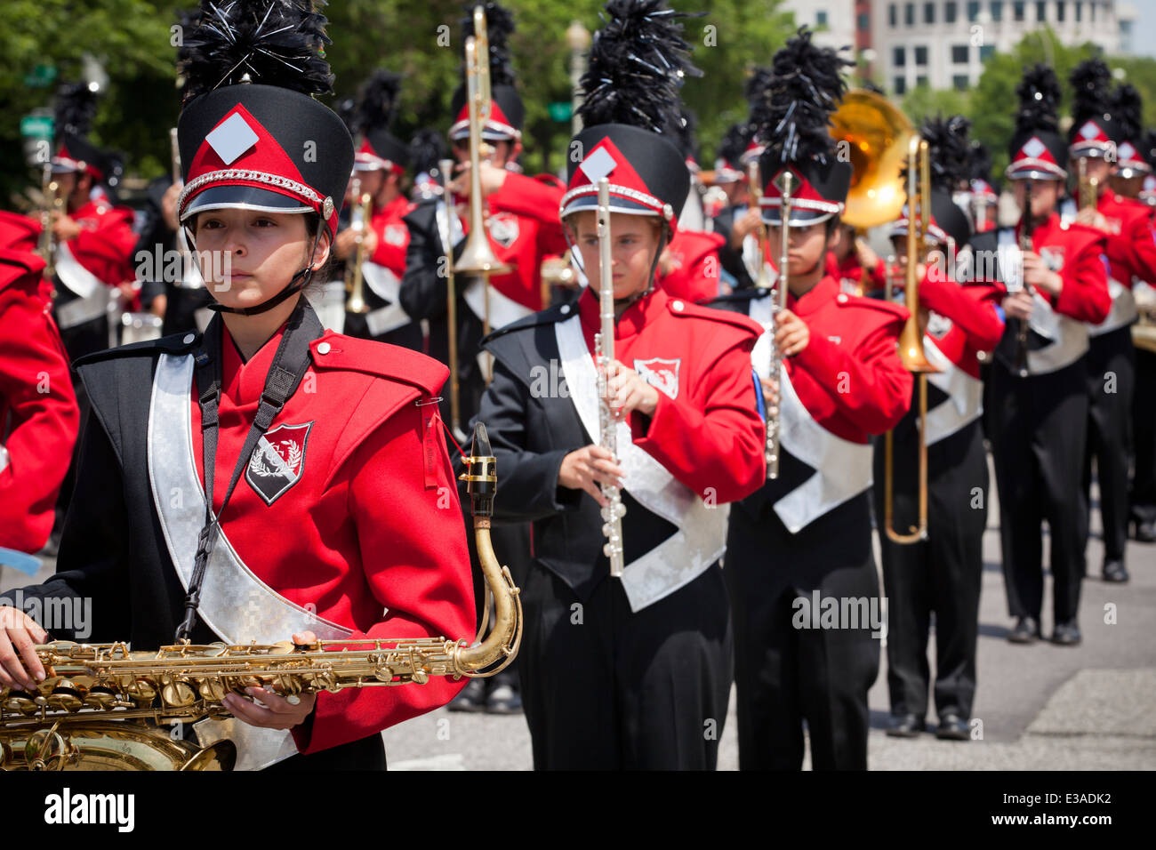 Marching band formation, usa hires stock photography and images Alamy