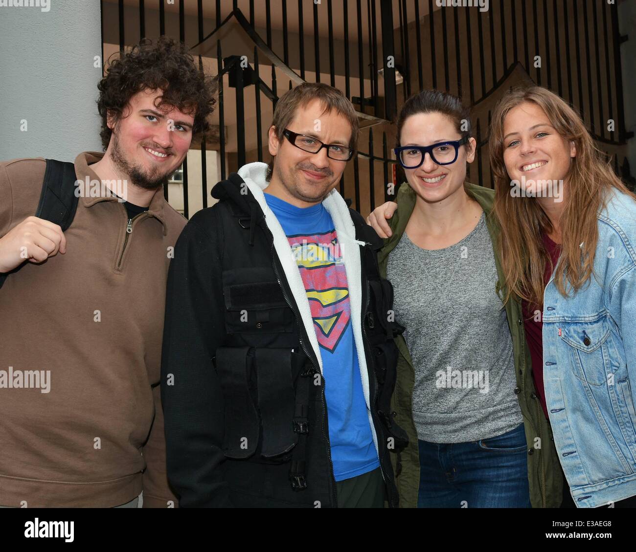 American rock band Wheatus, Irish actress & comedian Aisling Bea, and Keith  Duffy's wife Lisa Duffy spotted at Today FM studios Featuring: Wheatus  Where: Dublin, Ireland When: 10 Sep 2013 Stock Photo - Alamy