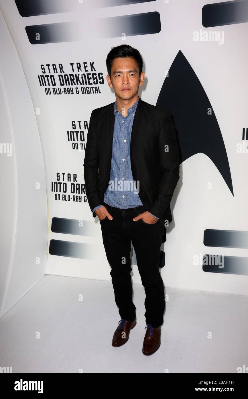 Celebrities attend STAR TREK INTO DARKNESS Blu-ray and DVD debut at California Science Center.  Featuring: John Cho Where: Los Angeles, CA, United States When: 10 Sep 2013an To/WENN.com Stock Photo