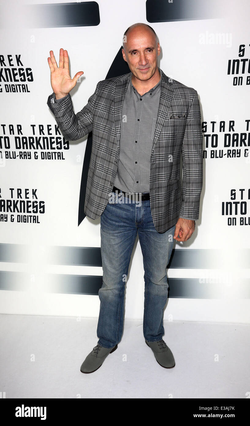 'Star Trek: Into Darkness' Blu-ray and DVD debut at California Science Center  Featuring: Neville Page Where: Los Angeles, California, United States When: 10 Sep 2013 Stock Photo