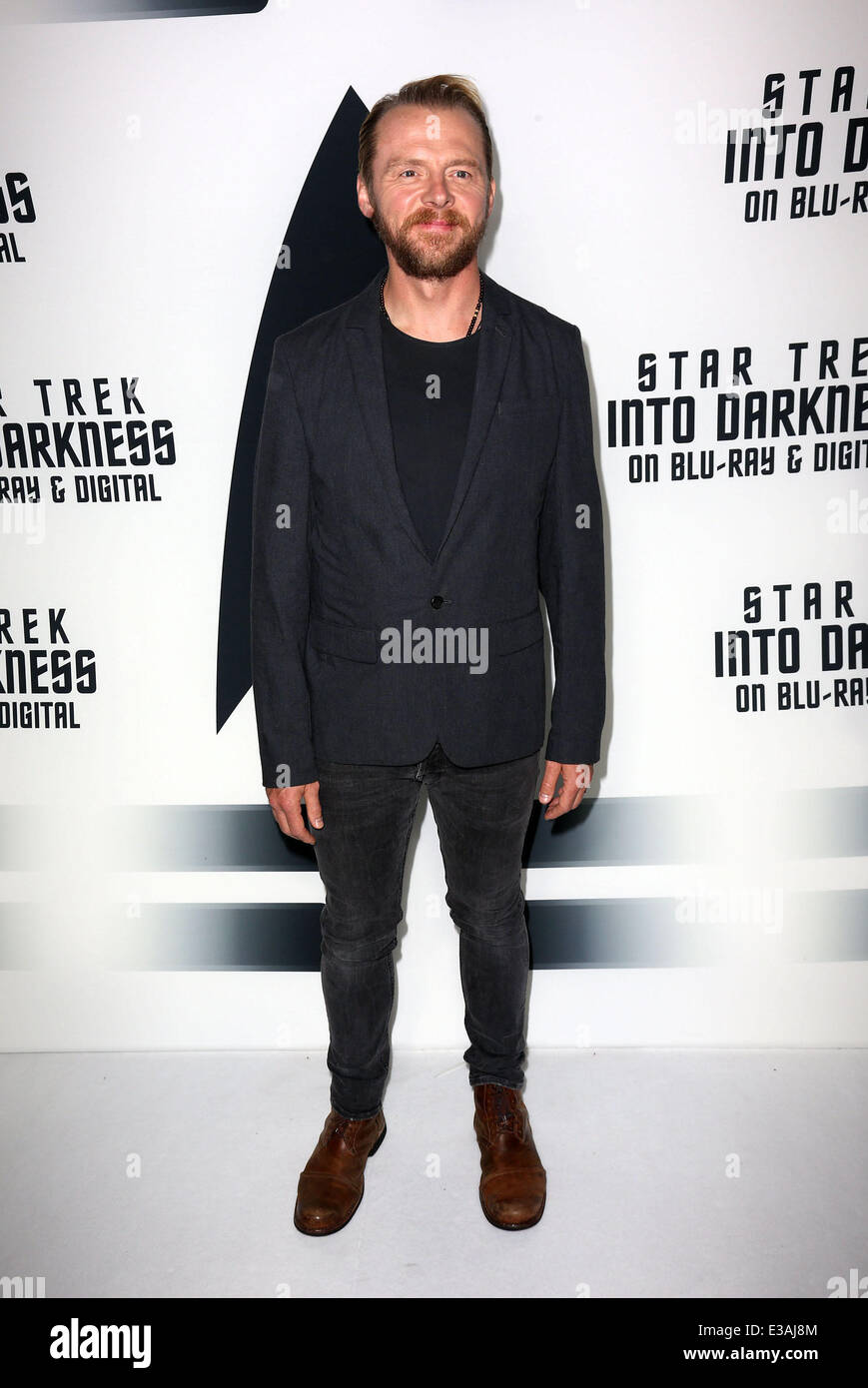 'Star Trek: Into Darkness' Blu-ray and DVD debut at California Science Center  Featuring: Simon Pegg Where: Los Angeles, California, United States When: 10 Sep 2013 Stock Photo