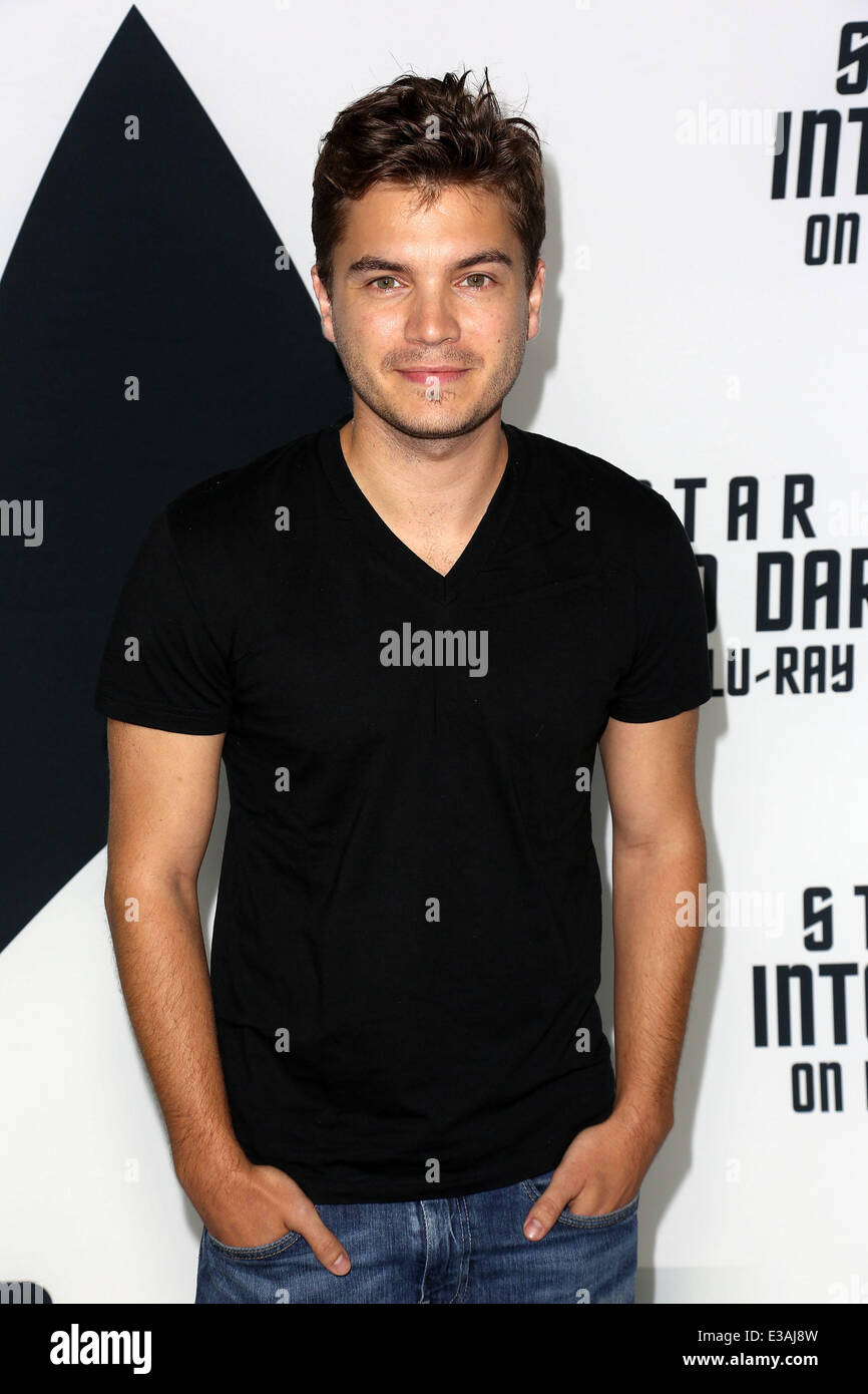 'Star Trek: Into Darkness' Blu-ray and DVD debut at California Science Center  Featuring: Emile Hirsch Where: Los Angeles, California, United States When: 10 Sep 2013 Stock Photo