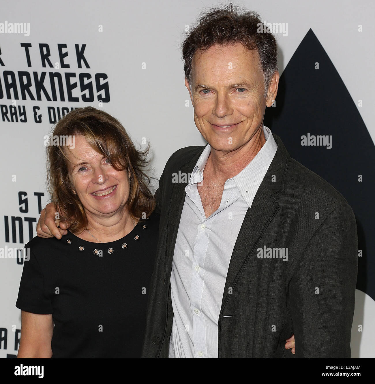 Celebrities attend STAR TREK INTO DARKNESS Blu-ray and DVD debut at California Science Center.  Featuring: Susan Devlin,Bruce Greenwood Where: Los Angeles, CA, United States When: 11 Sep 2013 Stock Photo
