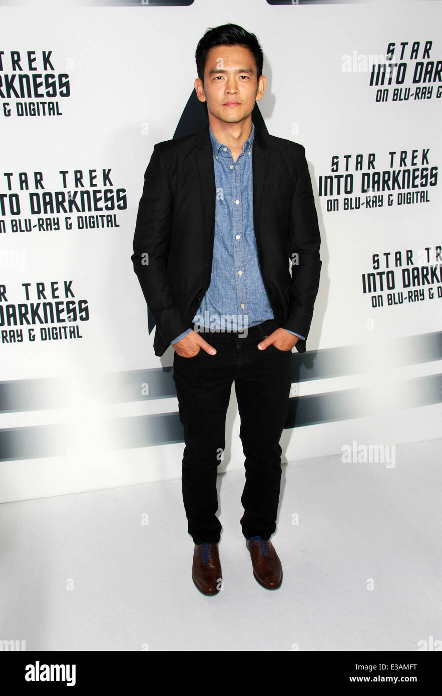 Paramount Pictures Celebrates The Blu-ray And DVD Debut Of 'Star Trek: Into Darkness' Held at California Science Center  Featuring: John Cho Where: Los Angeles, California, United States When: 11 Sep 2013 Stock Photo