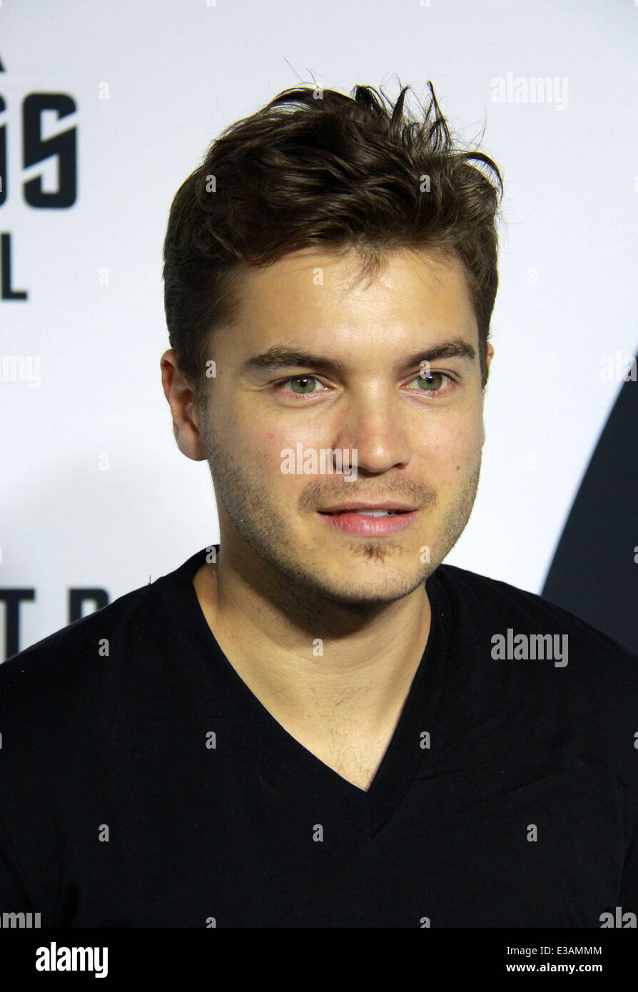 Paramount Pictures Celebrates The Blu-ray And DVD Debut Of 'Star Trek: Into Darkness' Held at California Science Center  Featuring: Emile Hirsch Where: Los Angeles, California, United States When: 11 Sep 2013 Stock Photo