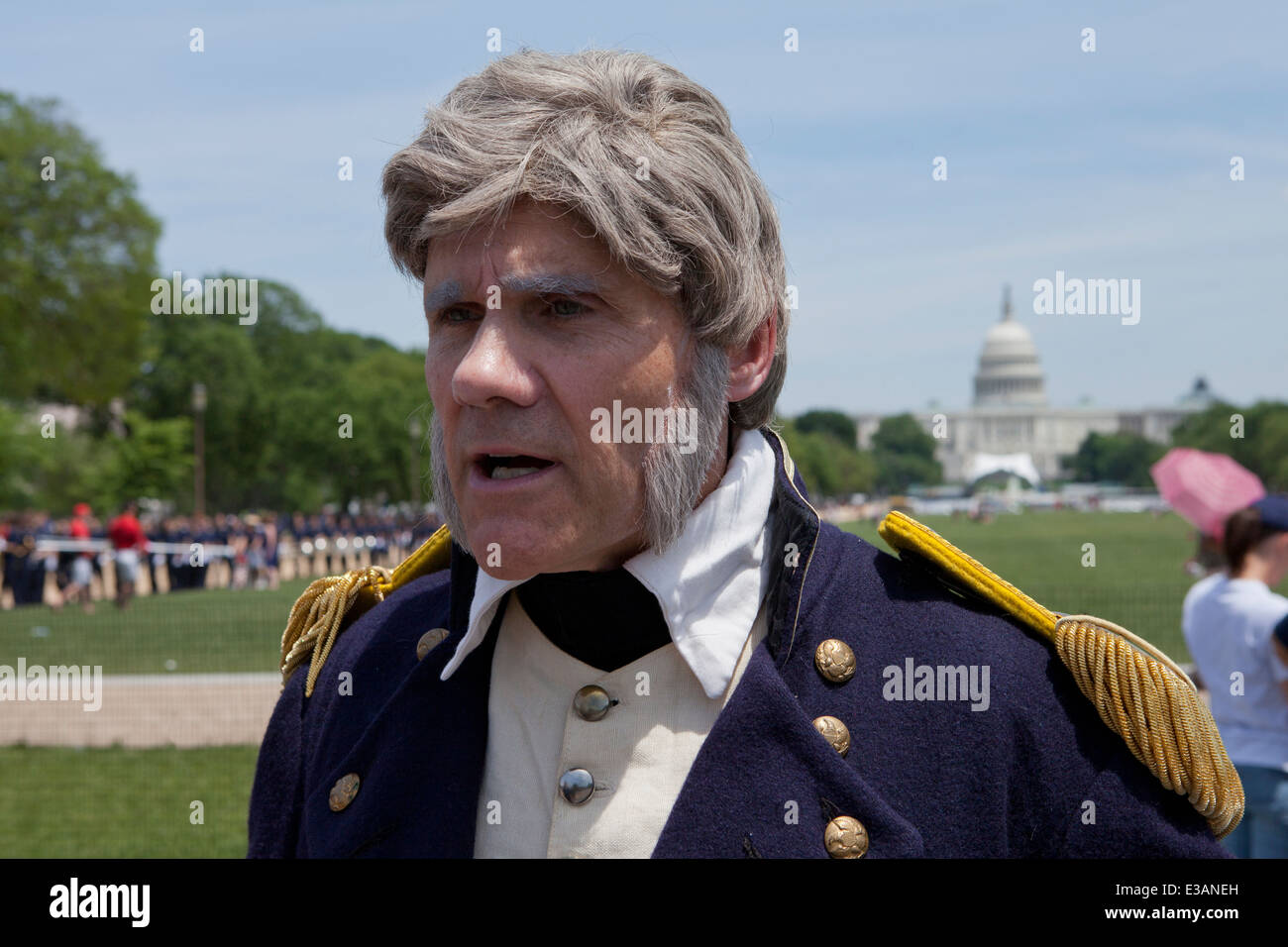 American Civil War reenactor - Washington, DC USA Stock Photo