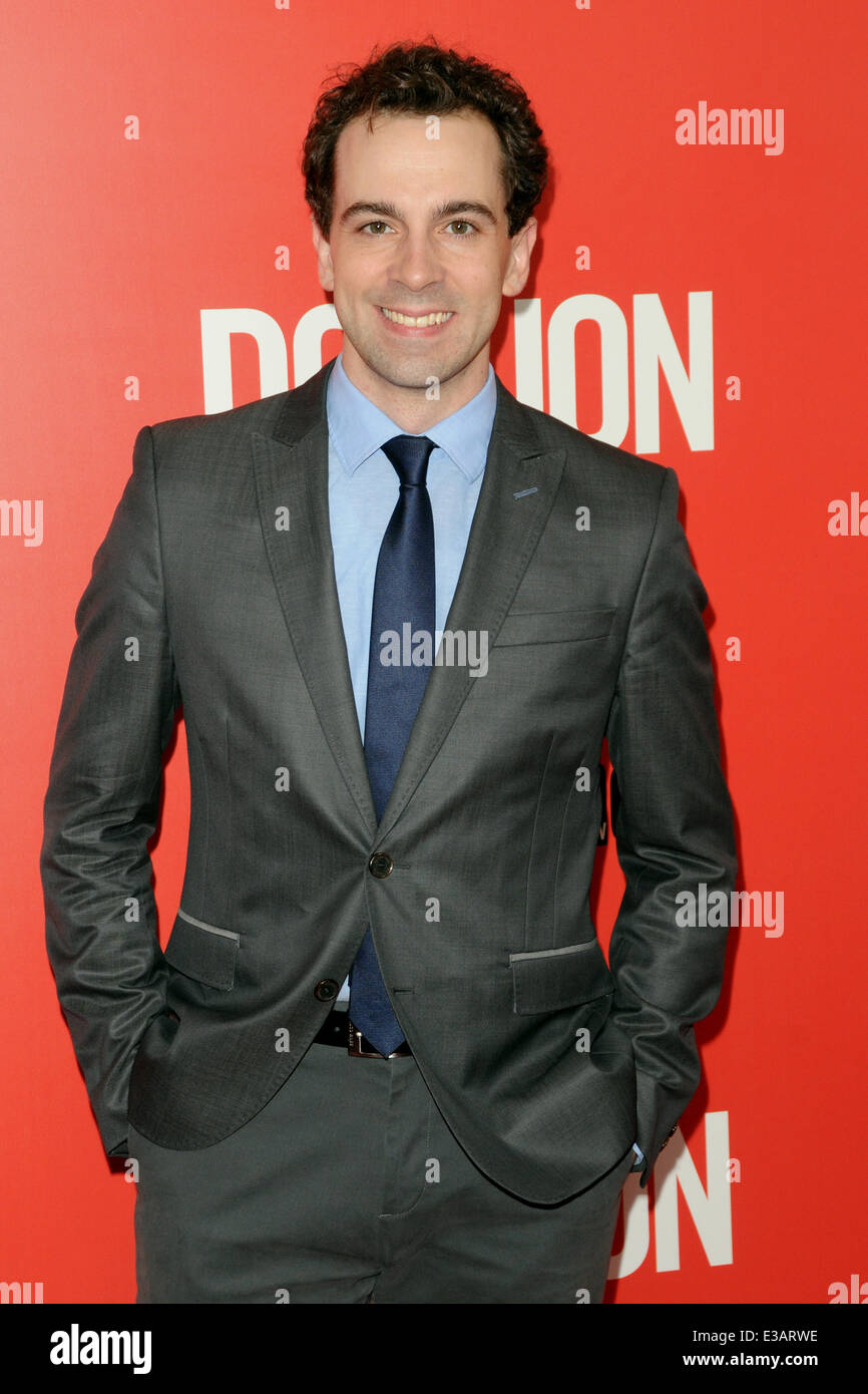 New York Premiere of Don Jon - red carpet arrivals at the SVA theater  Featuring: Rob McClure Where: Manhattan, NY, United S Stock Photo