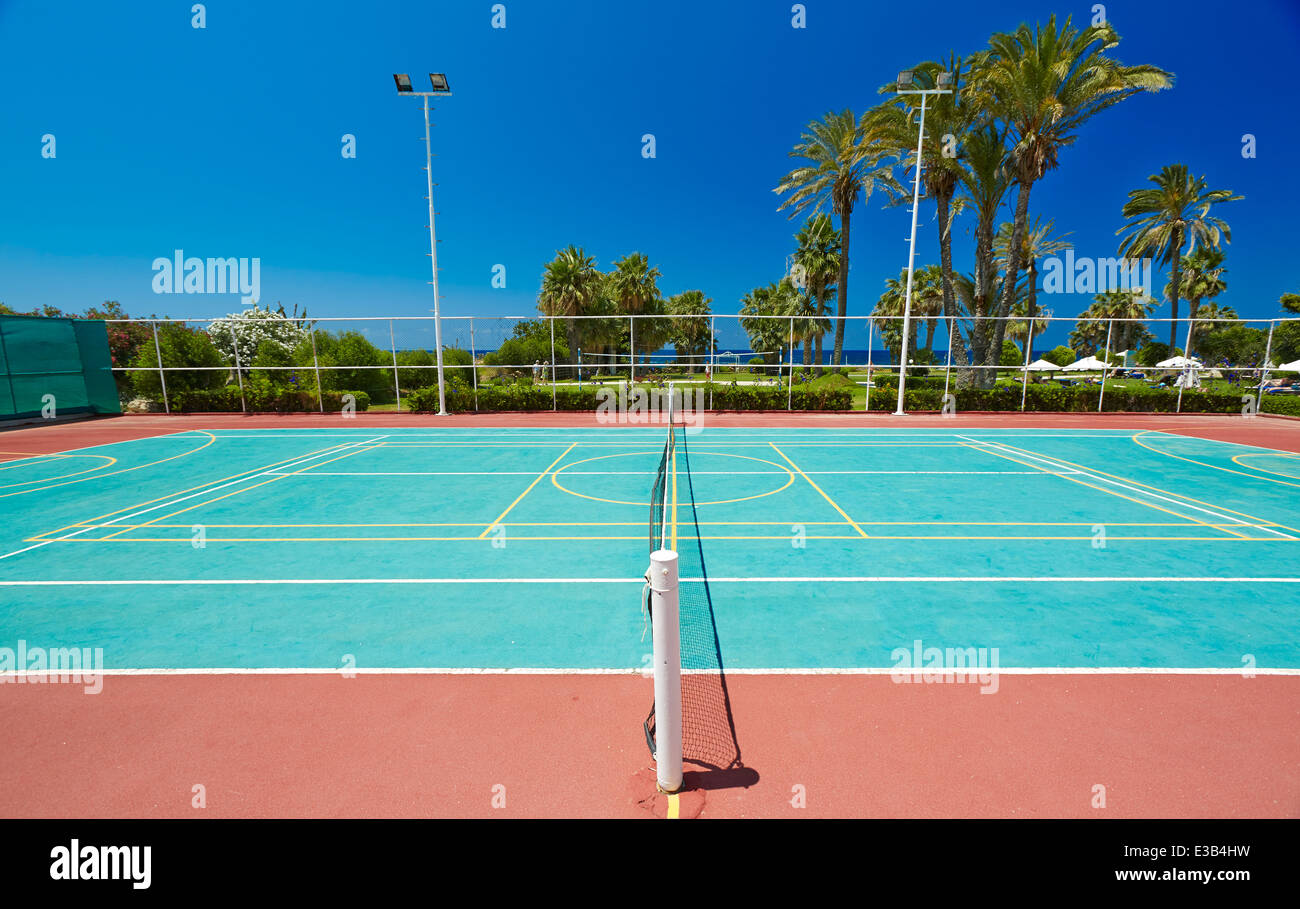 Basketball and tennis courts hires stock photography and images Alamy