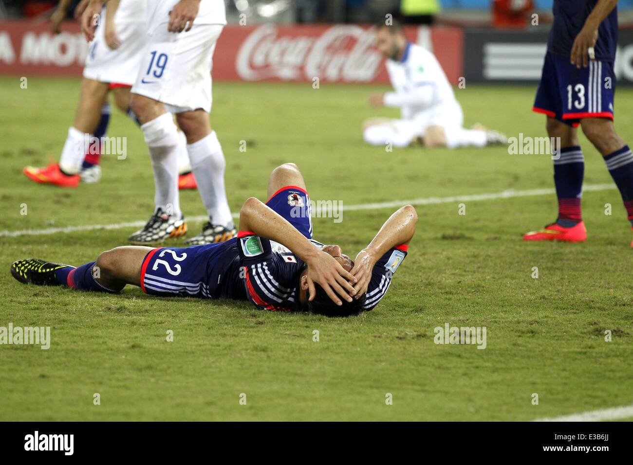 Natal, Brazil. 19th June, 2014. Maya Yoshida (JPN) Football/Soccer : FIFA World Cup Brazil match between Japan and Greece at the Arena das Dunas in Natal, Brazil . © AFLO/Alamy Live News Stock Photo