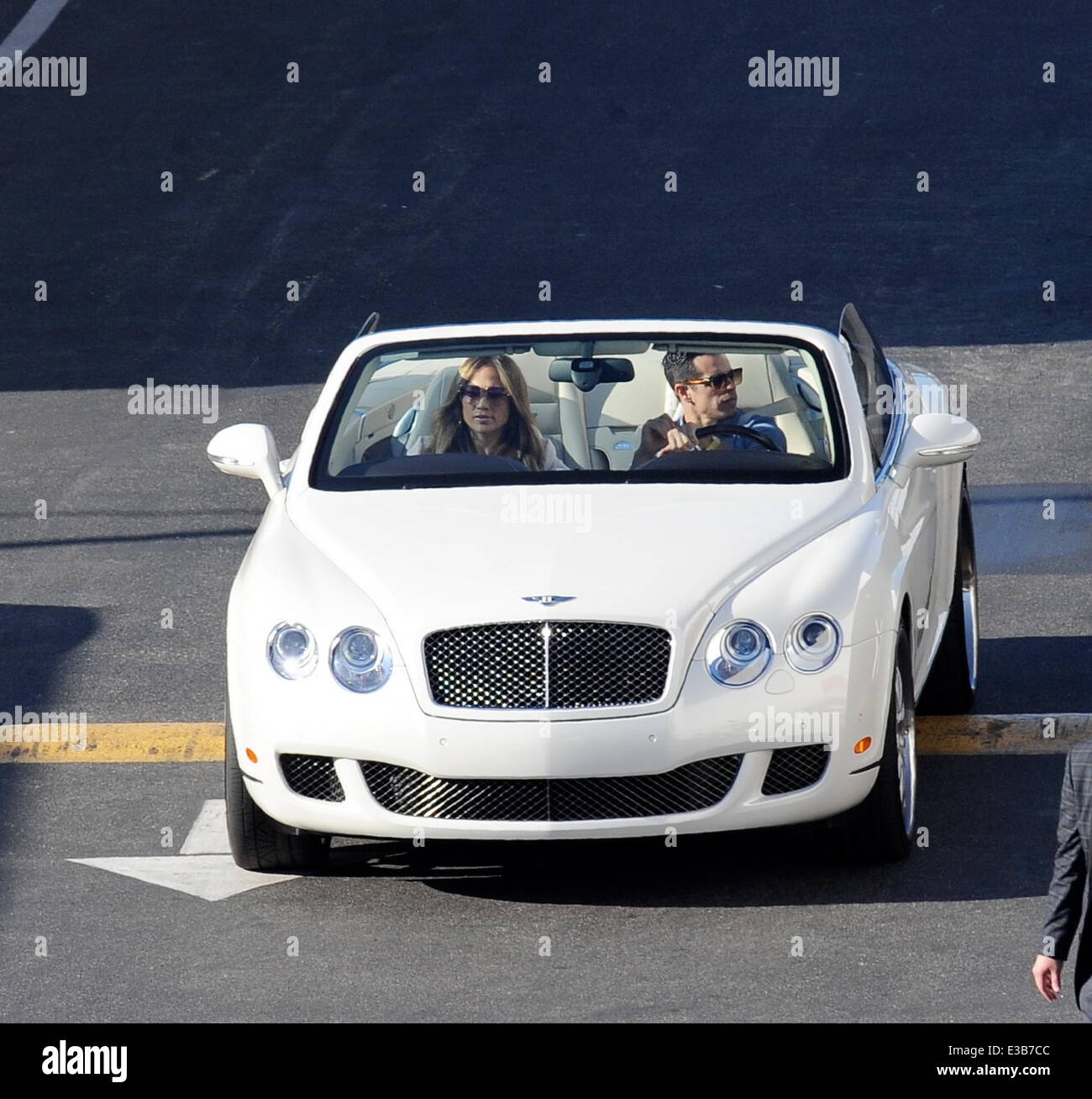 Jennifer Lopez spotted with boyfriend Casper Smart at Dancing With The  Stars taping to support her bestfriend Leah Remini. The diva was seen  arriving in her white Bentley driven by her beau