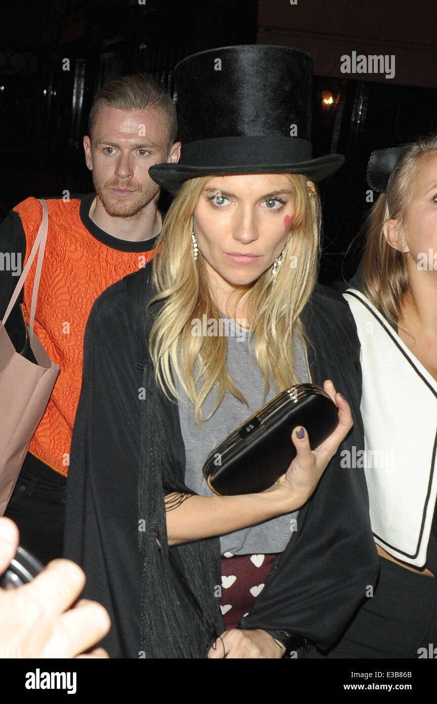 Celebrities at Loulou's private members club in Mayfair Featuring