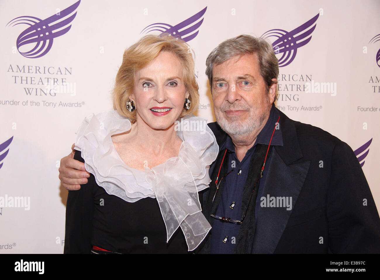 American Theatre Wing Gala Honoring Harold Prince, held at The Plaza hotel.  Featuring: Pia Lindstrom,Tony Walton Where: New York, NY, United States When: 17 Sep 2013 Stock Photo