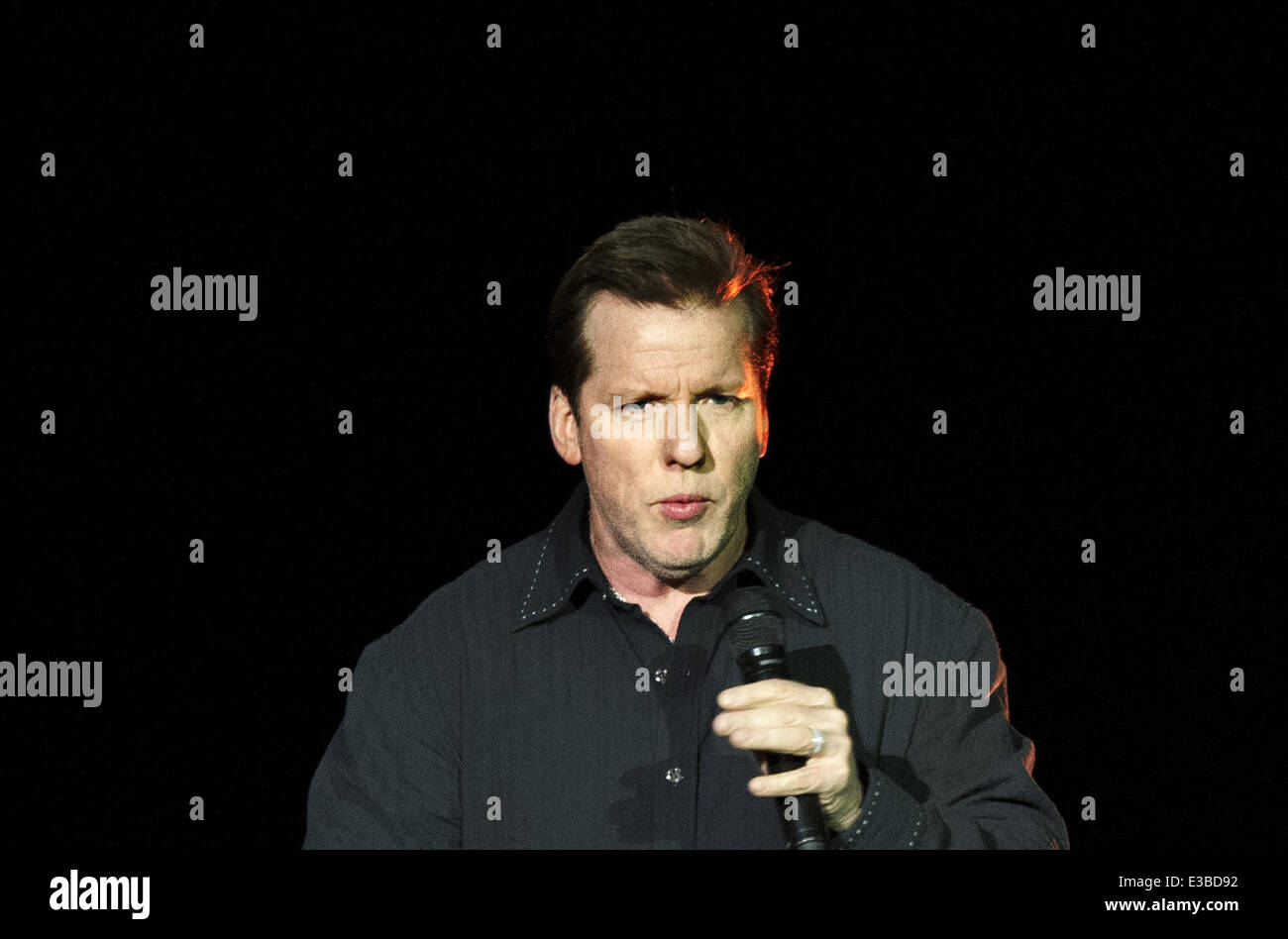 American standup comedian and ventriloquist Jeff Dunham performing in his 'Disorderly Conduct