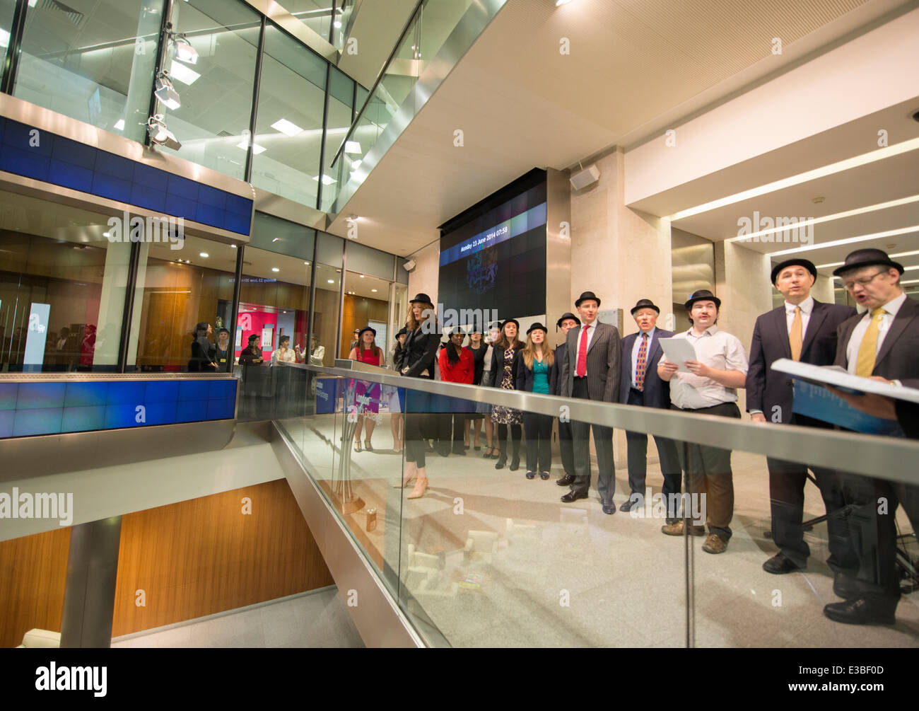 Inside the London Stock Exchange Stock Photo - Alamy